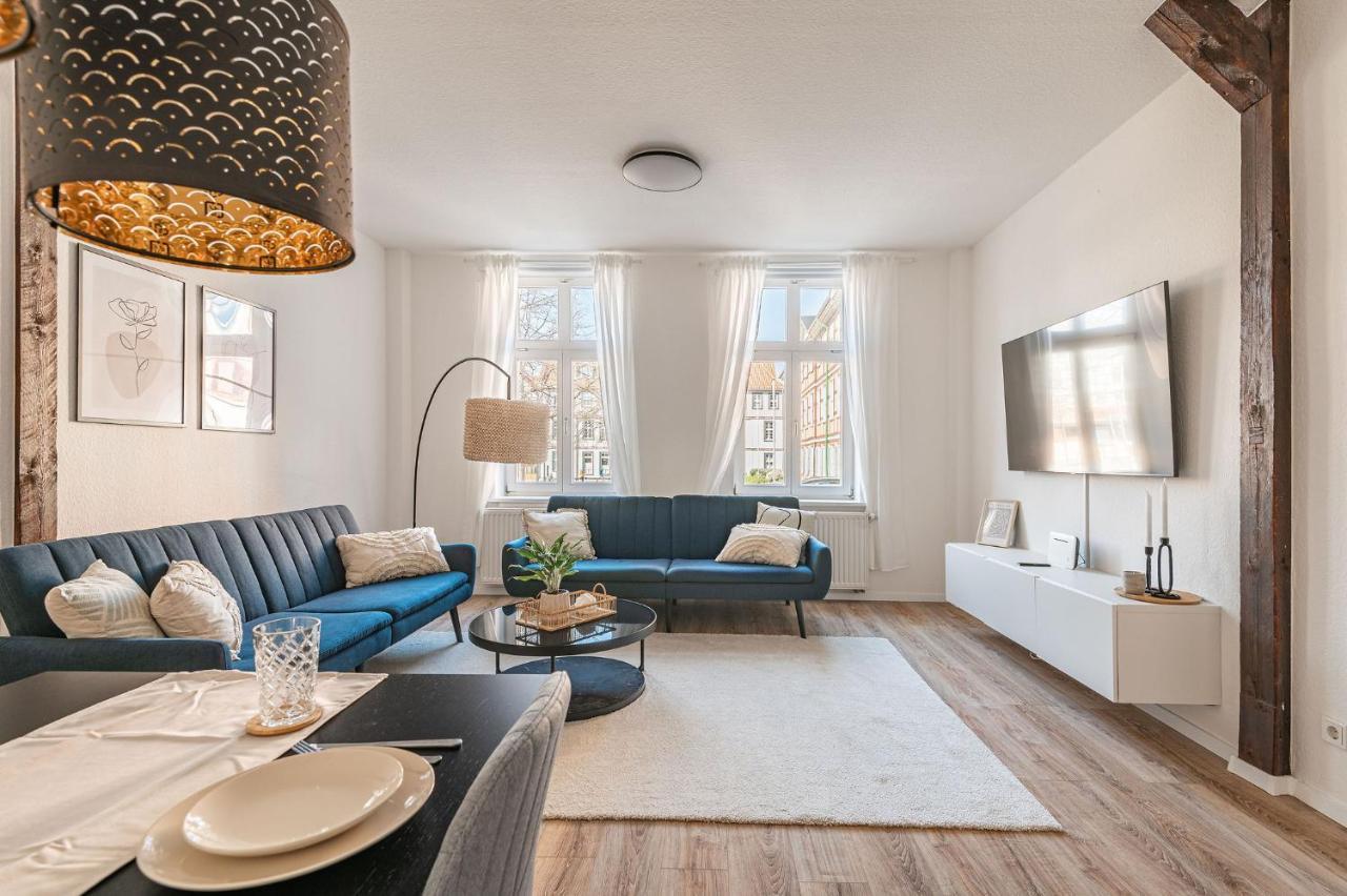 Exklusives Innenstadt Apartment - Parken - Smart-Tv - Kaffeevollautomat Wernigerode Ngoại thất bức ảnh